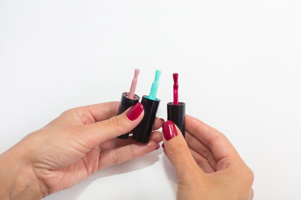 unas acrilicas de colores 1